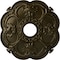Ekena Millwork Rotherham Ceiling Medallion (Fits Canopies up to 3 1/2"), 18"OD x 3 1/2"ID x 1 1/2"P, Green Gold CM17ROGGS - alternate 1